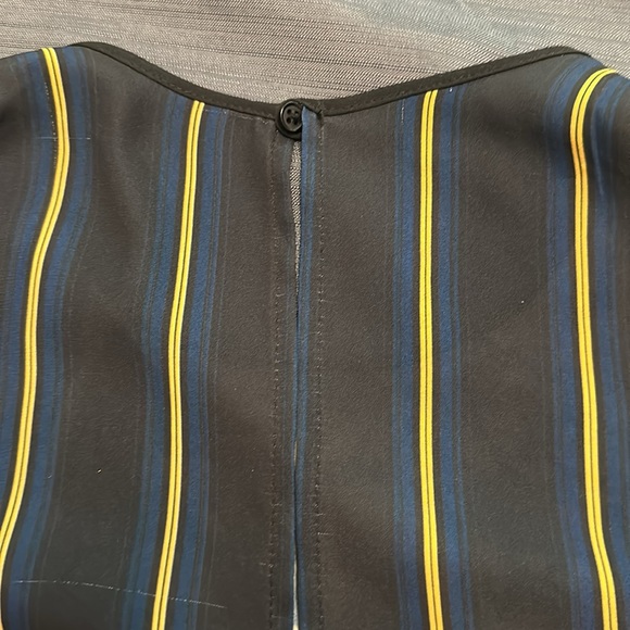 Sleeveless multicoloured long blouse. - Picture 3 of 12